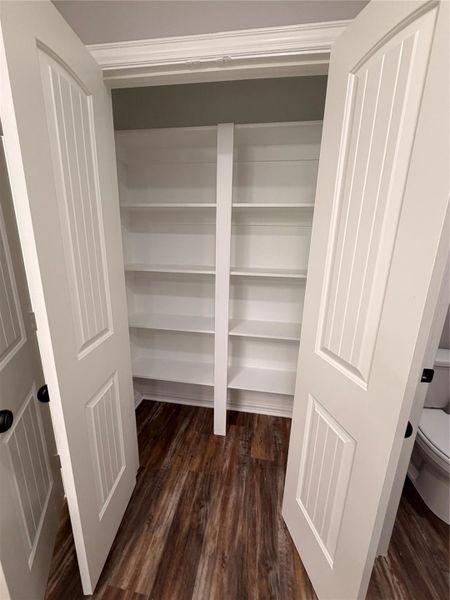 Linen closet.