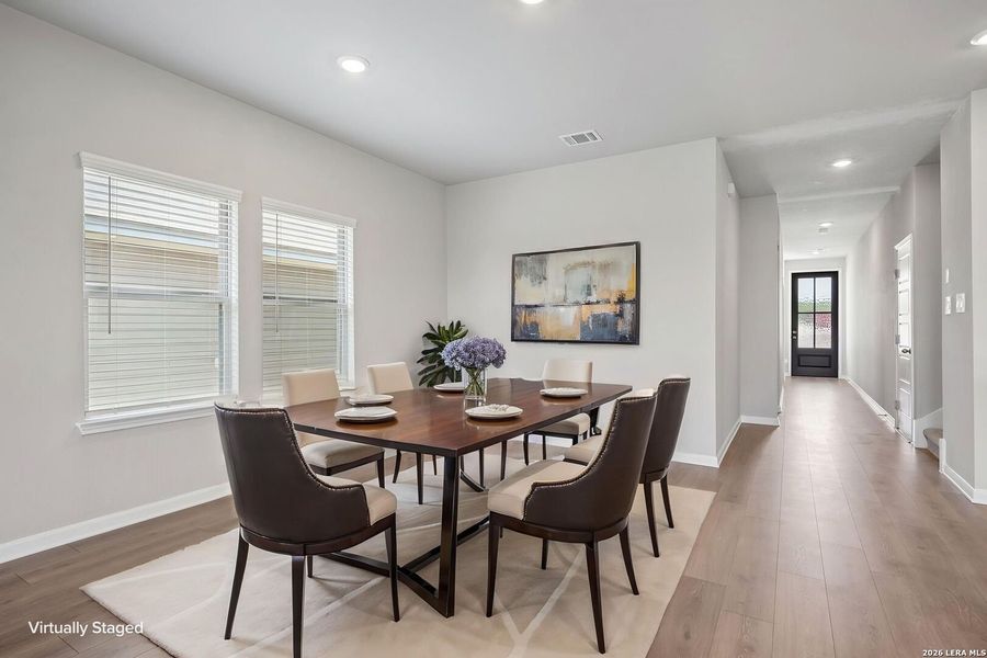 Furnished interior view inside a new home in Remington Ranch, San Antonio (Image 14).