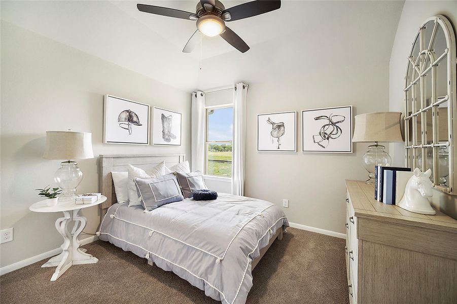 Furnished interior view inside a new home in Montgomery Ridge: Landmark Collection, Montgomery (Image 33).