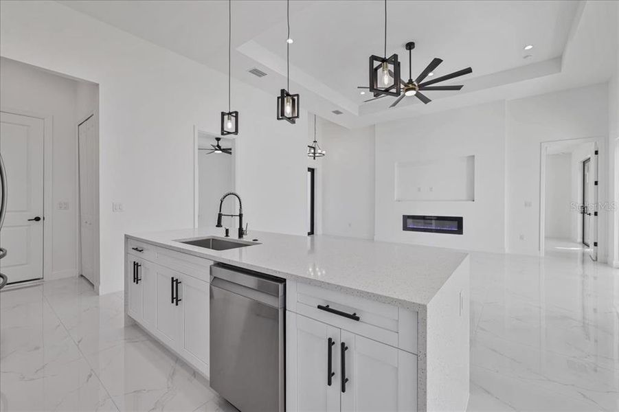 Furnished interior view inside a new home in , Cape Coral (Image 18).