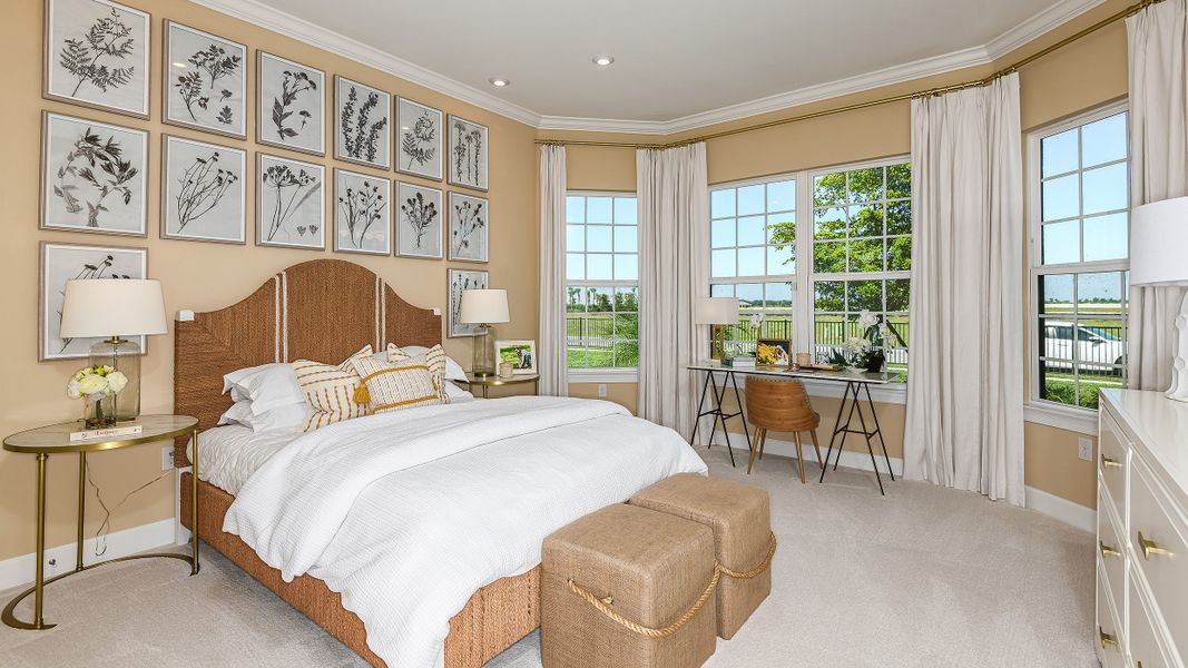 Representative furnished interior of a home built from the Pallazio by Taylor Morrison in Esplanade by the Islands, Naples (Image 8).