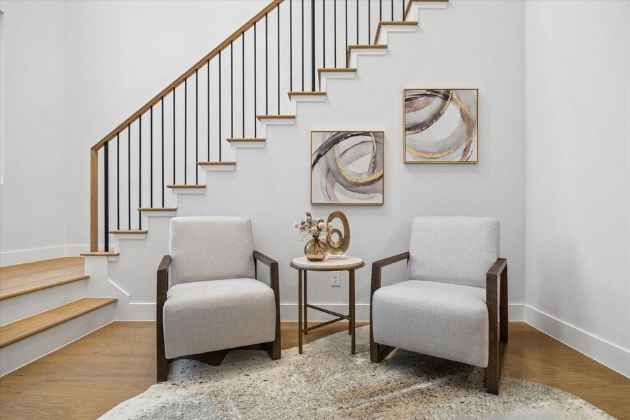 Furnished interior view inside a new home in , Houston (Image 29).