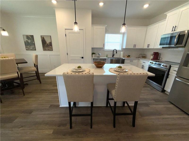 Furnished interior view inside a new home in Thunder Ridge, Dawsonville (Image 6).