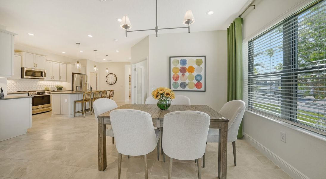 Representative furnished interior of a home built from the Sandcastle 2 by Neal Communities in Vistera of Venice, Venice (Image 12).