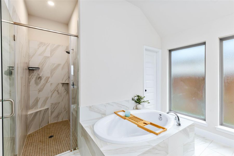 Furnished interior view inside a new home in Marvida, Cypress (Image 9).