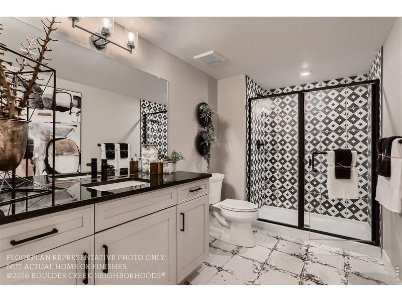 Furnished interior view inside a new home in , Broomfield (Image 13).