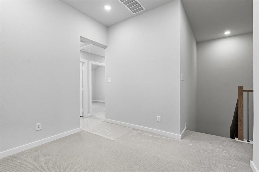 Spacious, unfurnished interior of a new home in Walsh: Townhomes - The Patios, Aledo (Image 25). Spacious, unfurnished interior of a new home in Walsh: Townhomes - The Patios, Aledo (Image 25).