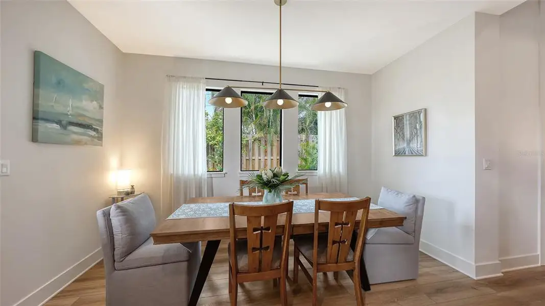 Furnished interior view inside a new home in , Sarasota (Image 7).