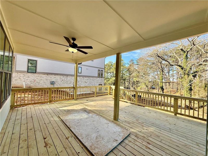 Exterior details and patio area of a home in , Marietta (Image 3).