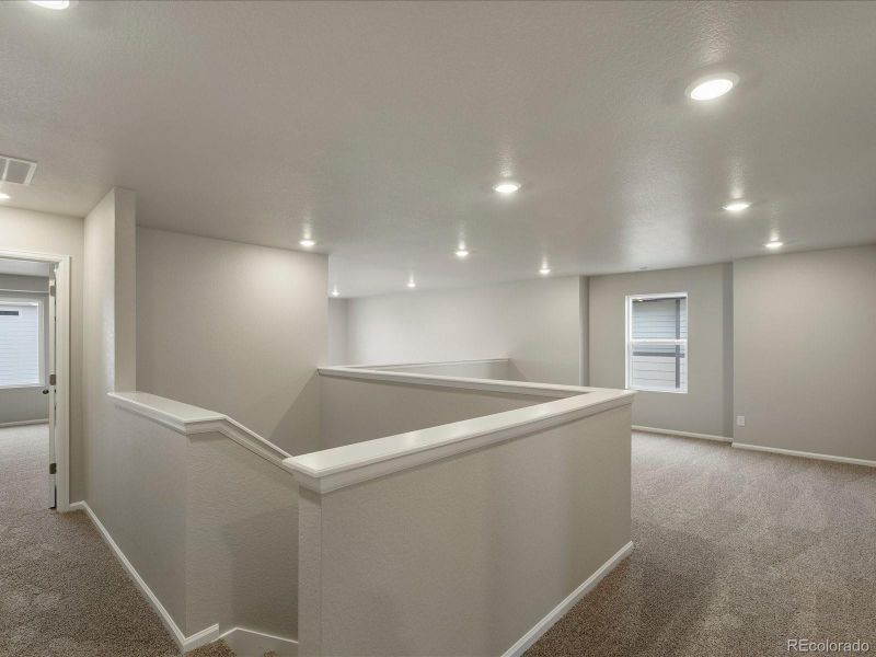 Furnished interior view inside a new home in Buffalo Highlands: The Canyon Collection, Commerce City (Image 15). Furnished interior view inside a new home in Buffalo Highlands: The Canyon Collection, Commerce City (Image 15).