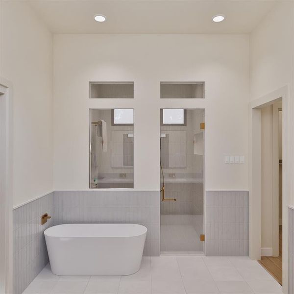 Furnished interior view inside a new home in , Graford (Image 12).