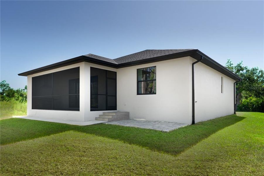 Exterior details and patio area of a home in , Port Charlotte (Image 25).