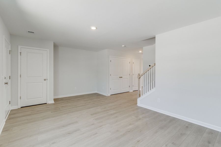 Spacious, unfurnished interior of a new home in Astoria, Columbia (Image 12). Spacious, unfurnished interior of a new home in Astoria, Columbia (Image 12).