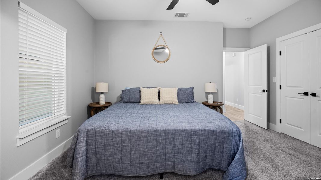 Furnished interior view inside a new home in , New Braunfels (Image 16).
