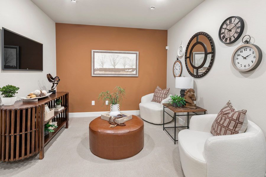 Representative furnished interior of a home built from the 3 by Tri Pointe Homes in Sugar Mill Village, Longmont (Image 19).