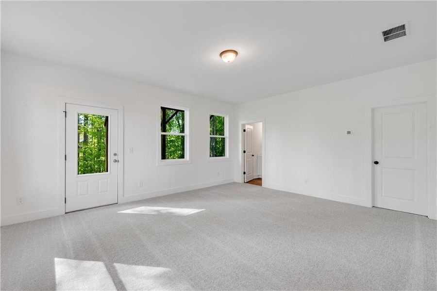 Spacious, unfurnished interior of a new home in , Suwanee (Image 22). Spacious, unfurnished interior of a new home in , Suwanee (Image 22).
