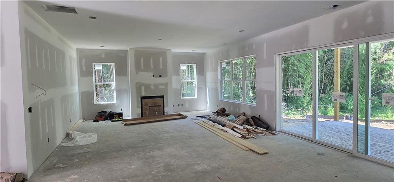In-progress construction of a new home in , Marietta, GA (Image 52). In-progress construction of a new home in , Marietta, GA (Image 52).