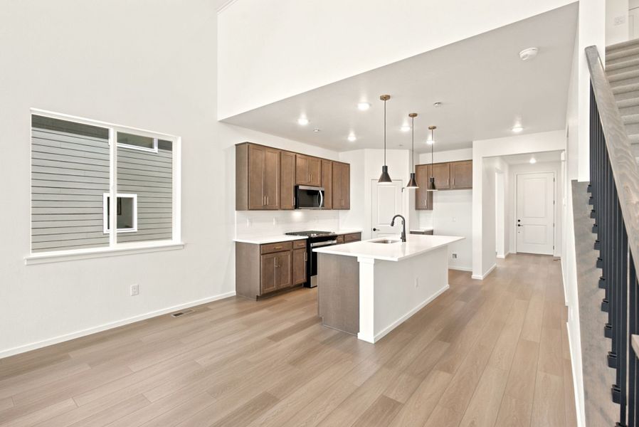 Furnished interior view inside a new home in Cordovan, Firestone (Image 11). Furnished interior view inside a new home in Cordovan, Firestone (Image 11).