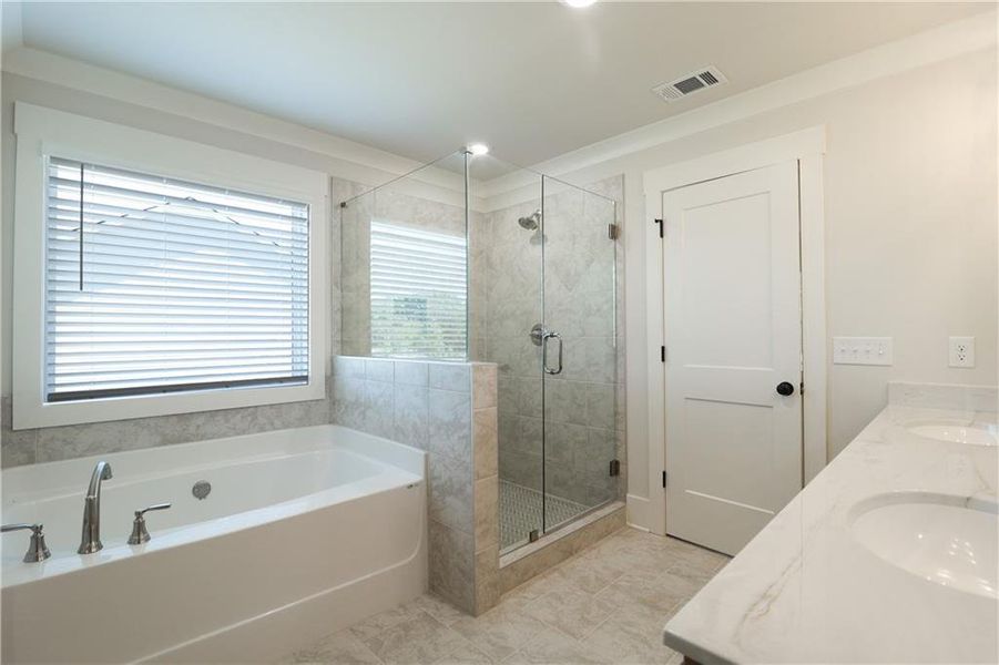 Furnished interior view inside a new home in Weslyn Park, Social Circle (Image 5).