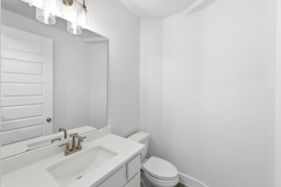 Furnished interior view inside a new home in The Colony, Bastrop (Image 8).