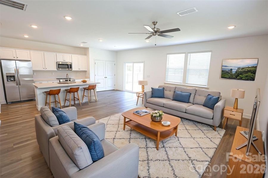 Furnished interior view inside a new home in , Denver (Image 8). Furnished interior view inside a new home in , Denver (Image 8).