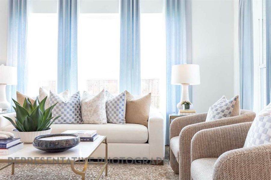 Furnished interior view inside a new home in Heritage Ranch, Sherman (Image 13).