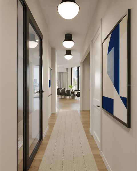 Furnished interior view inside a new home in , Sarasota (Image 6).