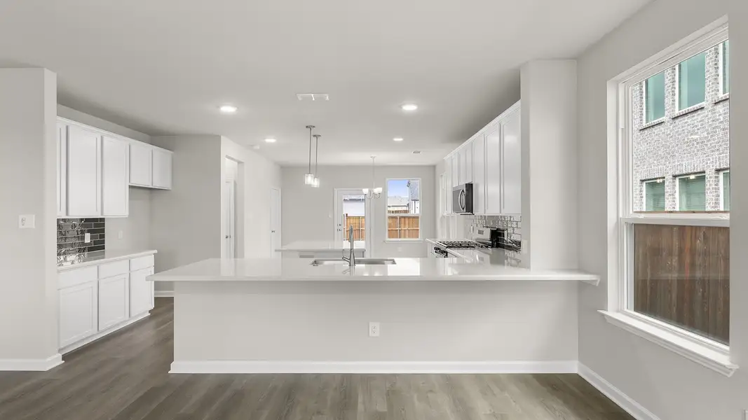 Furnished interior view inside a new home in Waterscape, Royse City (Image 6).