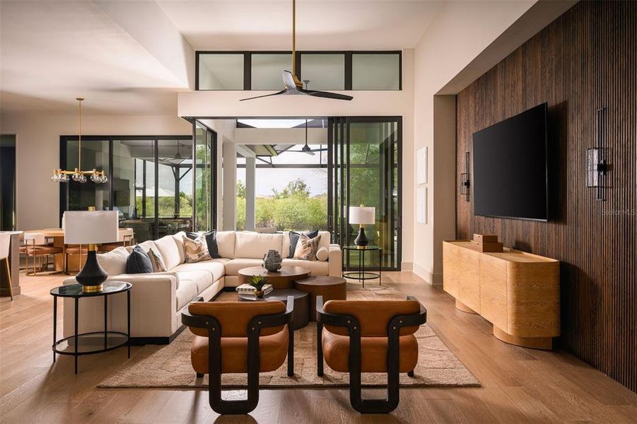 Furnished interior view inside a new home in , Sarasota (Image 8).