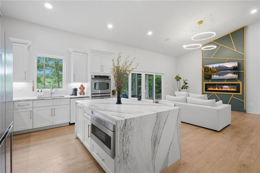 Furnished interior view inside a new home in , Eatonton (Image 21).