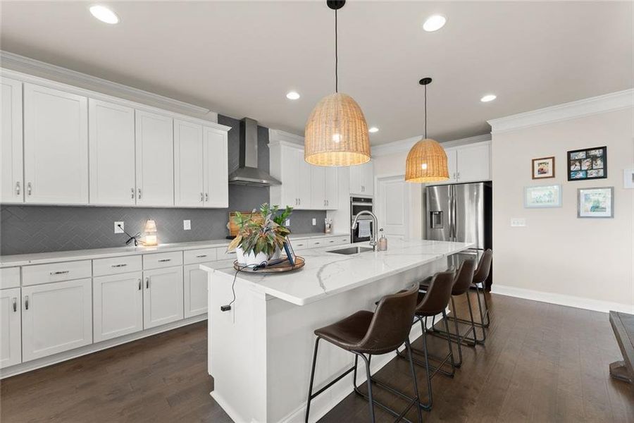 Furnished interior view inside a new home in , Dacula (Image 18).