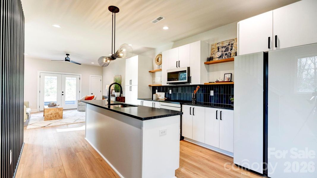 Kitchen from staged model.