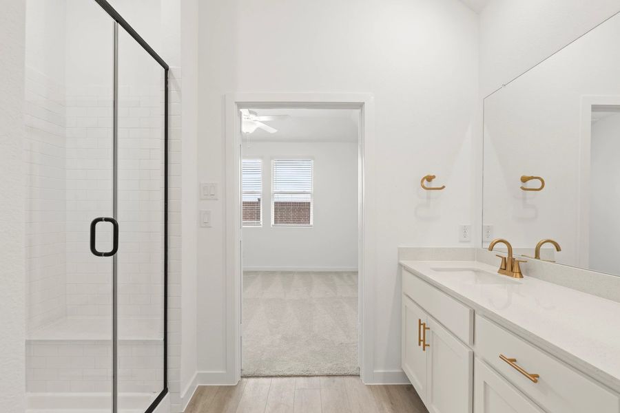 Primary Bathroom featuring the Serene Collection Primary Bathroom featuring the Serene Collection