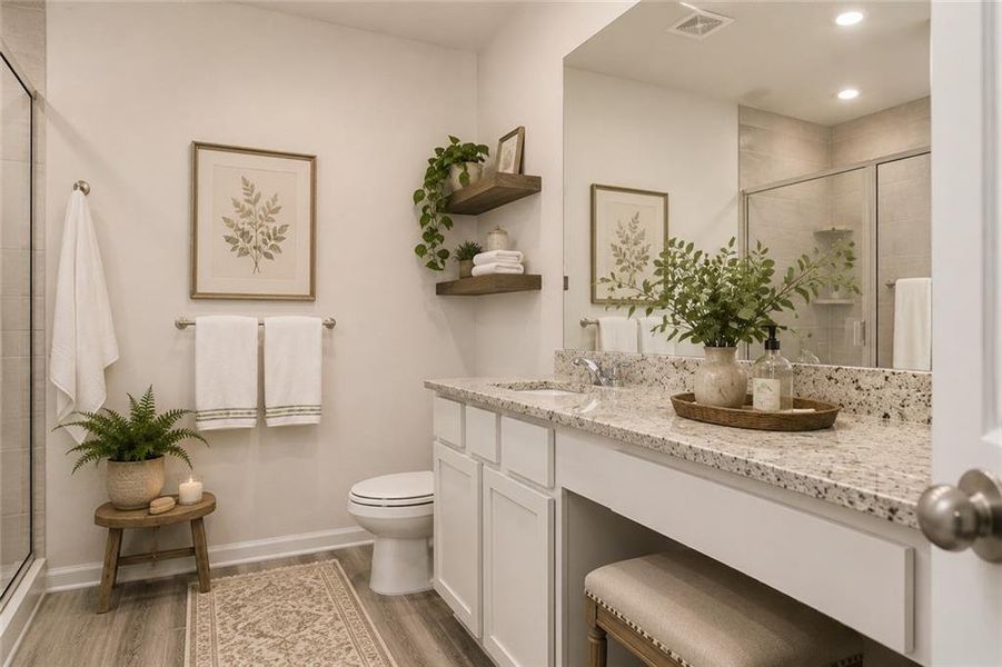 Furnished interior view inside a new home in Avondale North, Conyers (Image 13).