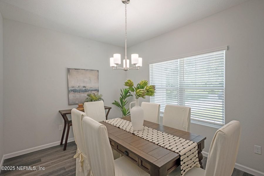Furnished interior view inside a new home in , Jacksonville (Image 24).