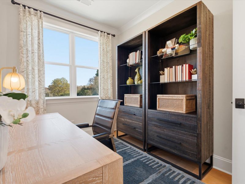 Representative furnished interior of a home built from the Aster by Tri Pointe Homes in Ross Farms, Charlotte (Image 35).