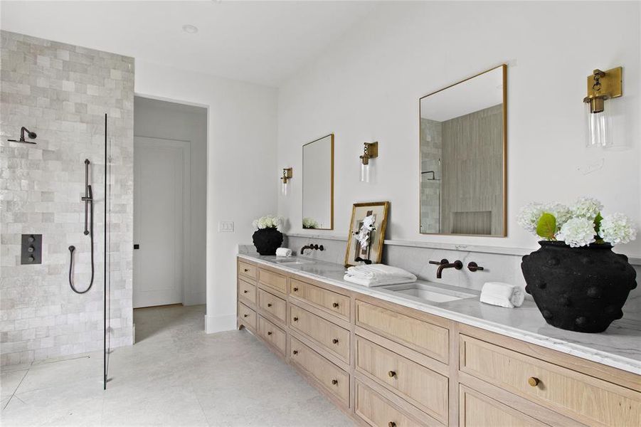 Furnished interior view inside a new home in , Dallas (Image 29).