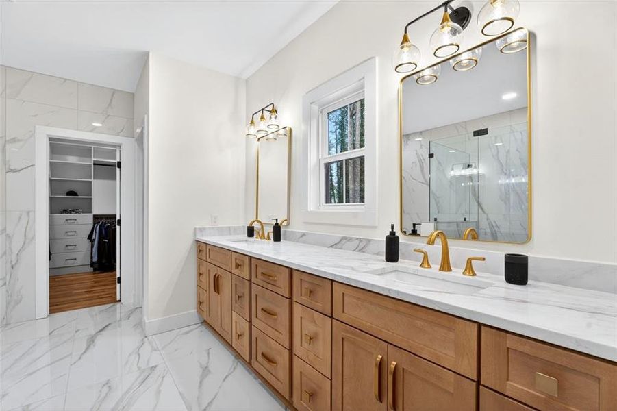 Furnished interior view inside a new home in , Decatur (Image 17).