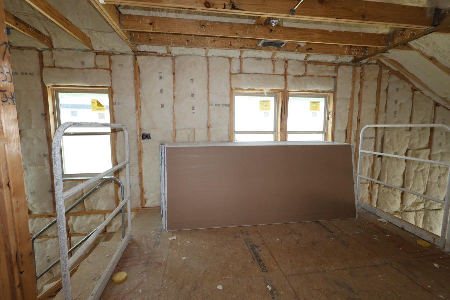 In-progress construction of a new home in Prairieland Village - Grove Collection, Cypress, TX (Image 5).