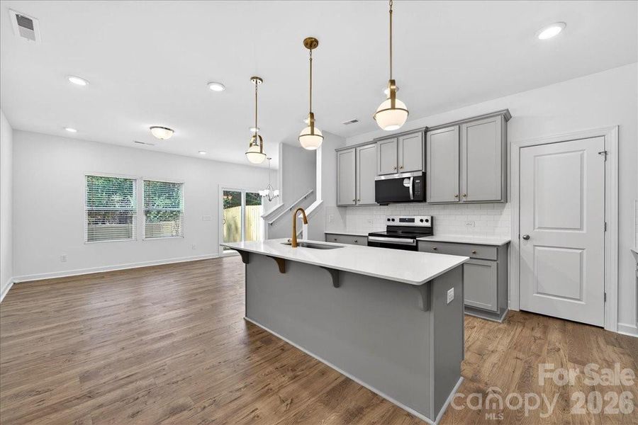 Furnished interior view inside a new home in , Charlotte (Image 6).
