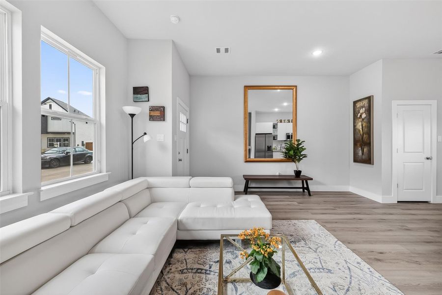 Furnished interior view inside a new home in Metro Village, Houston (Image 18).