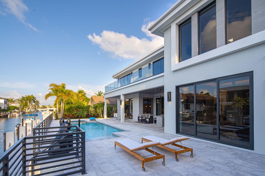 Front exterior of a new home in , Boca Raton, FL, highlighting curb appeal (Image 31). Front exterior of a new home in , Boca Raton, FL, highlighting curb appeal (Image 31).