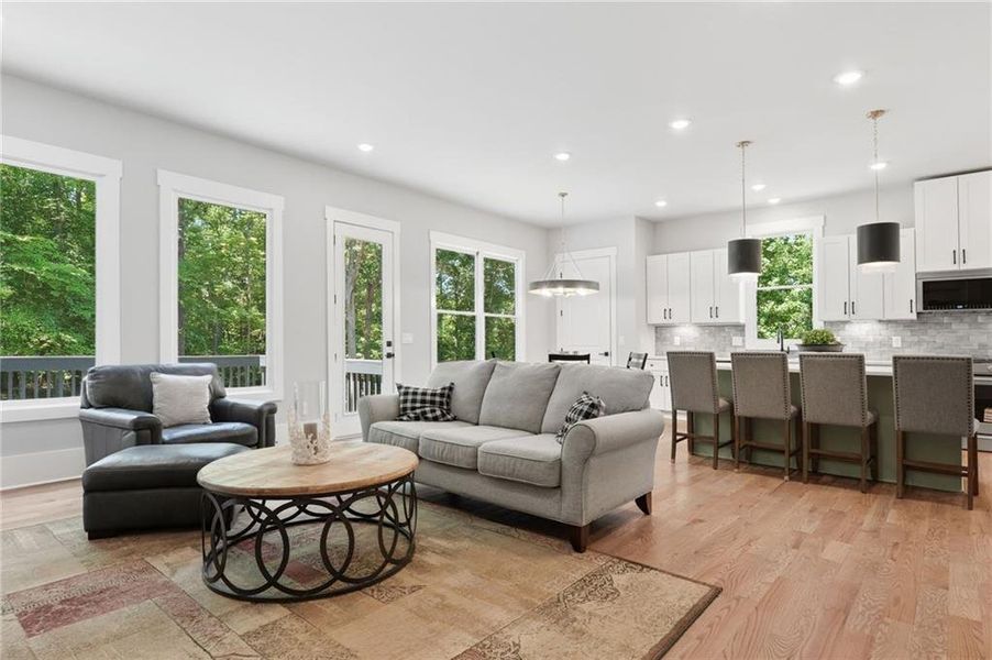 Furnished interior view inside a new home in , Canton (Image 19).