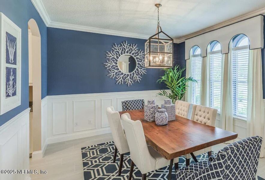 Furnished interior view inside a new home in Silver Falls Single Family at SilverLeaf: Silver Falls 60s at SilverLeaf, St. Augustine (Image 17).