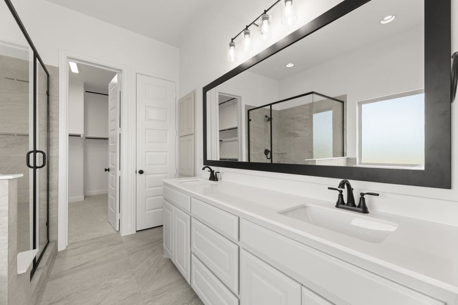 Furnished interior view inside a new home in River Ranch, Van Alstyne (Image 9).