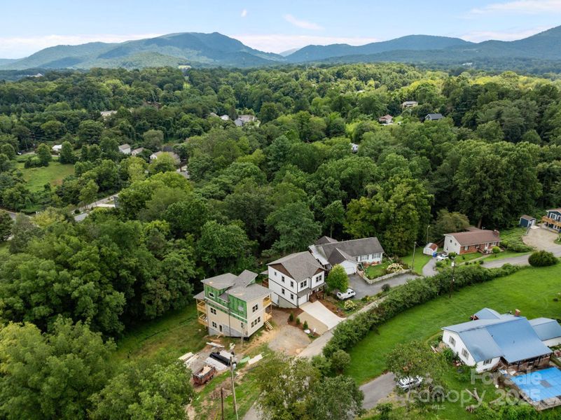 Enjoy winter mountain views