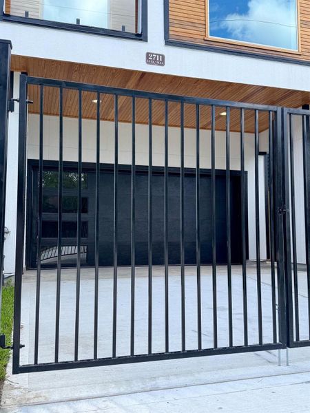 Exterior details and patio area of a home in , Houston (Image 4). Exterior details and patio area of a home in , Houston (Image 4).