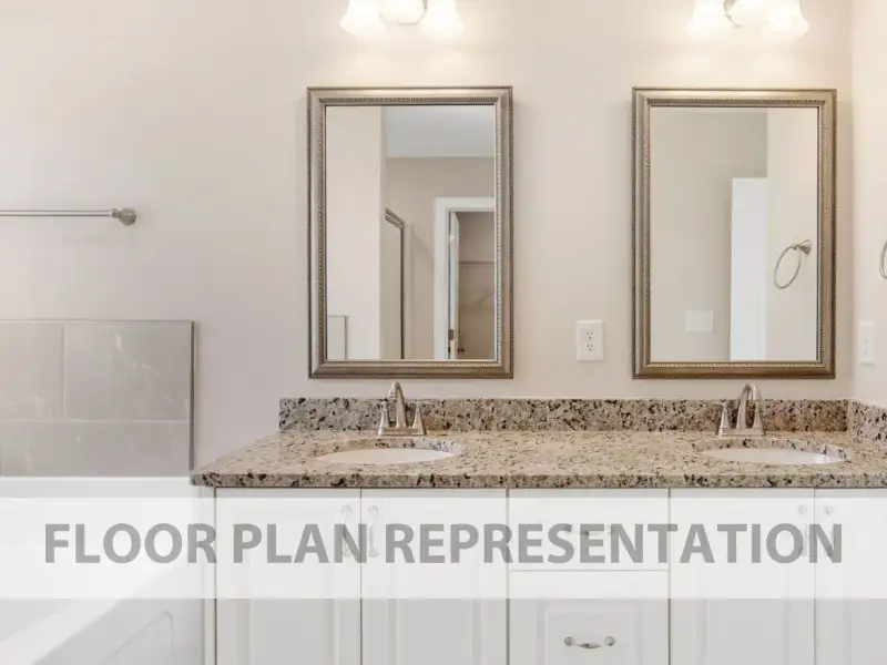 Primary Bathroom | The 1807 Plan by Ivey Homes