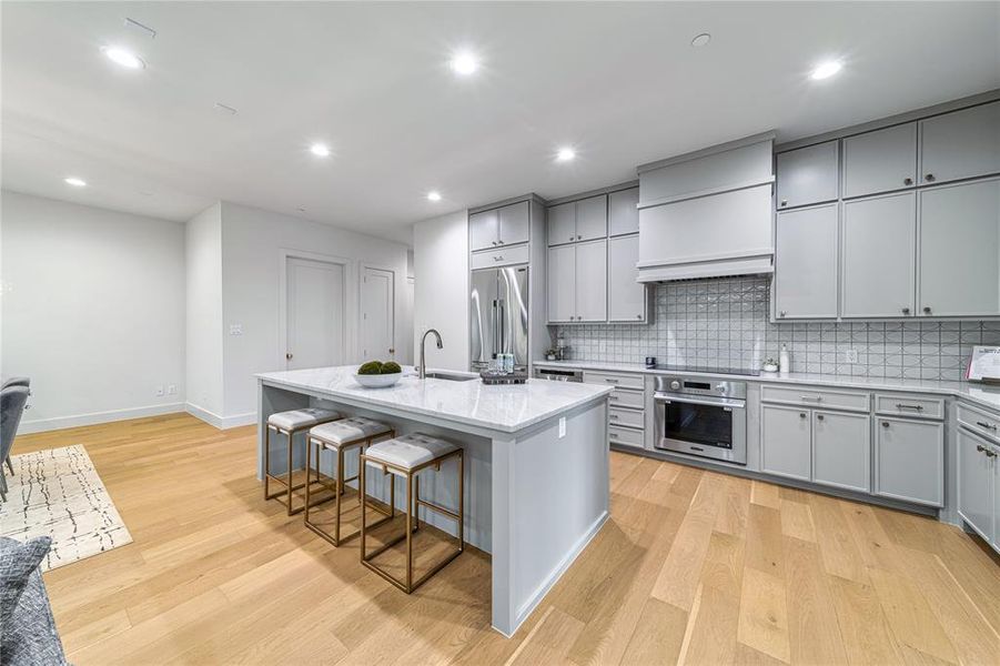 Furnished interior view inside a new home in , Dallas (Image 11).