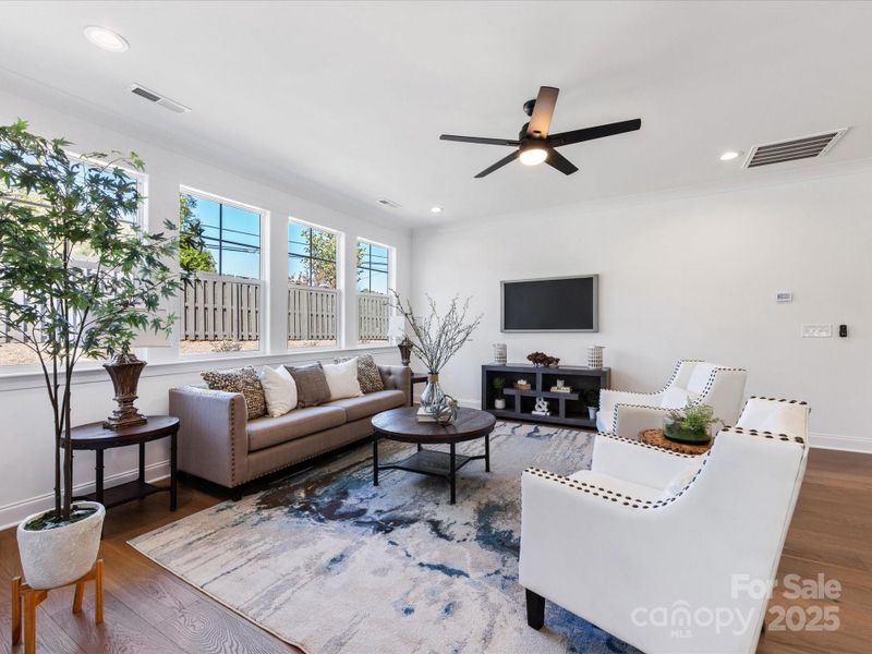 Furnished interior view inside a new home in Phillips Village, Matthews (Image 6).